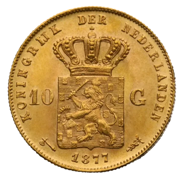 10 Dutch Guilders Willem III or Wilhelmina | Gold | mixed years