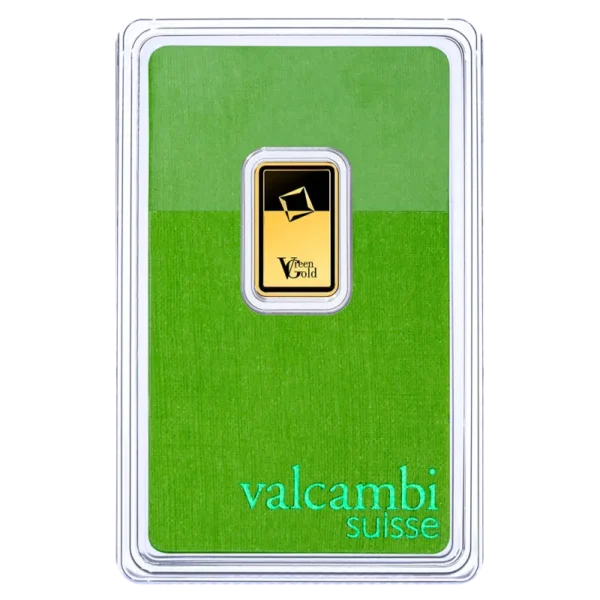 2.5g Gold Bar | Valcambi | Green Gold