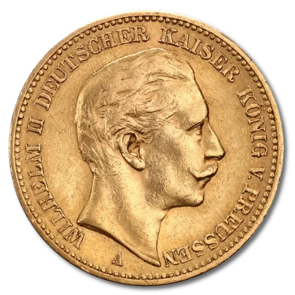 20 Mark Emperor Wilhelm II Prussia Gold Coin | 1888-1913