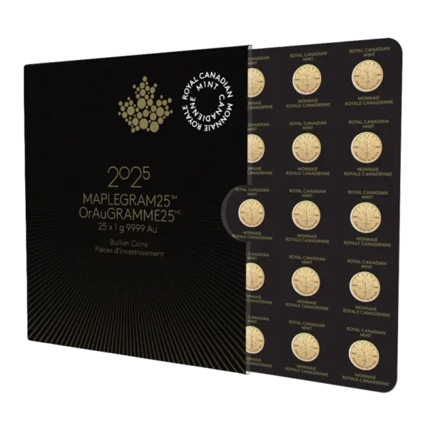 25 x 1g MapleGram Gold | 2025