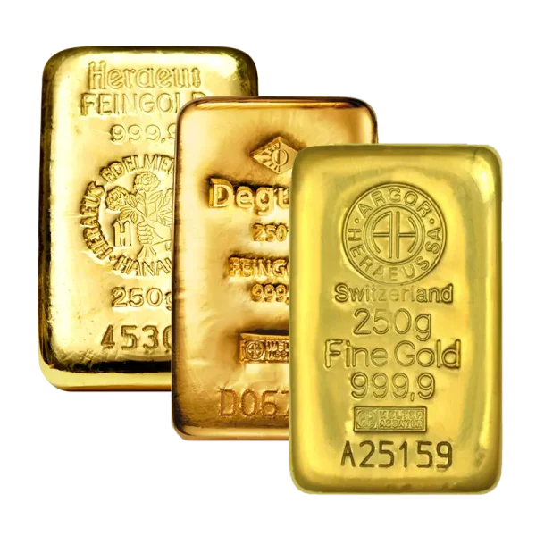 250g Gold Bar | Different manufacturer