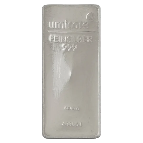 5 Kilo Silver Bar | Umicore | LBMA
