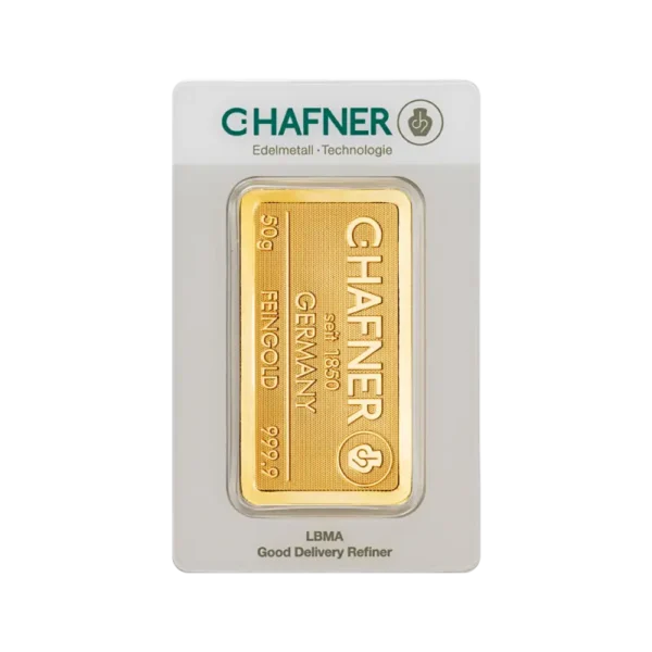 50g Gold Bar | C.Hafner