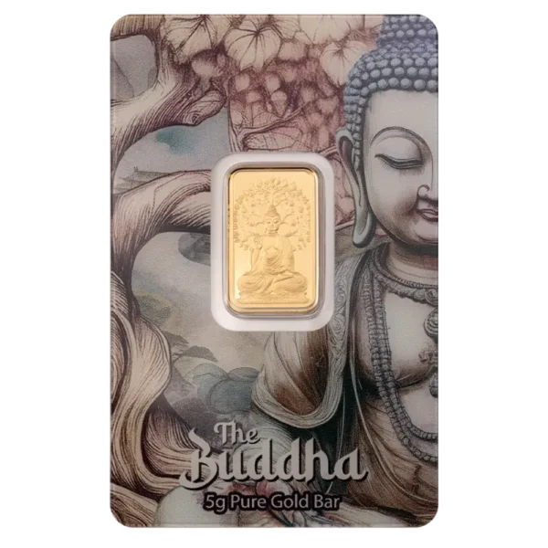 5g Gold Bar | PAMP | Lucky Buddha