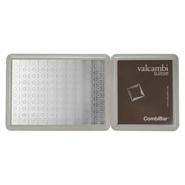 100 x 1g CombiBar® | Silver | Valcambi | Damaged Packaging