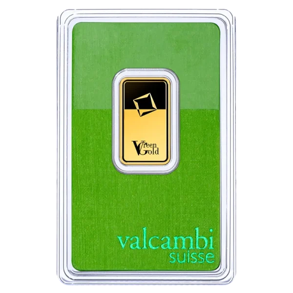 10g Gold Bar | Valcambi | Green Gold