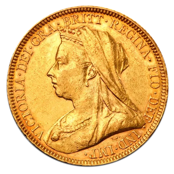 Queen Victoria Old Head Gold Sovereign | 1893-1901