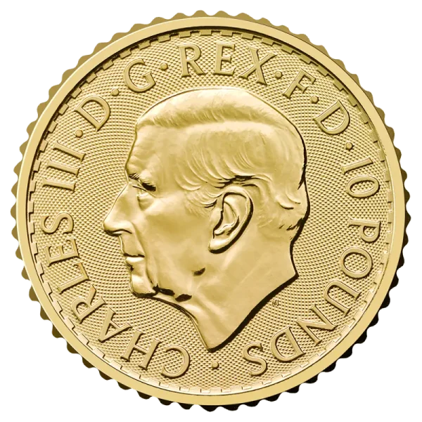 1/10 oz Britannia Charles III Gold Coin | 2026