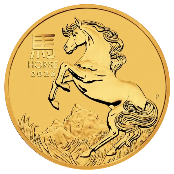 1/4 oz Lunar III Horse Gold Coin | 2026