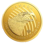1 oz Call of the Wild "Golden Eagle" .99999 Gold Coin (2018)