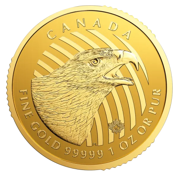 1 oz Call of the Wild "Golden Eagle" .99999 Gold Coin (2018)