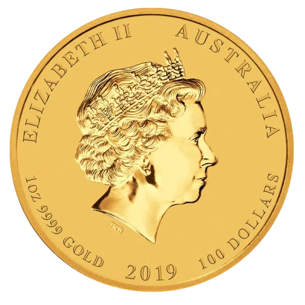 1 oz Lunar II Pig Gold Coin | 2019