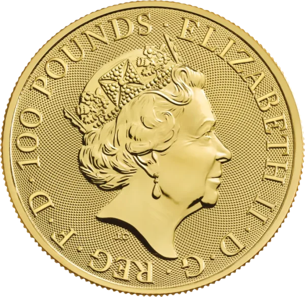1 oz Queen's Beasts White Horse of Hanover Gold Coin | 2020