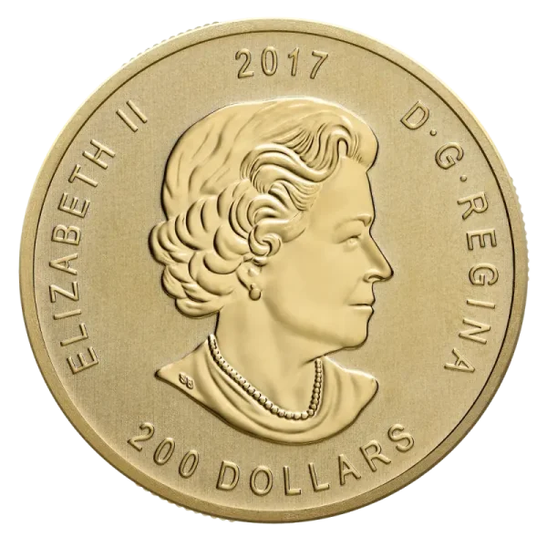 1 oz Call of the Wild The Elk .99999 Gold Coin (2017)