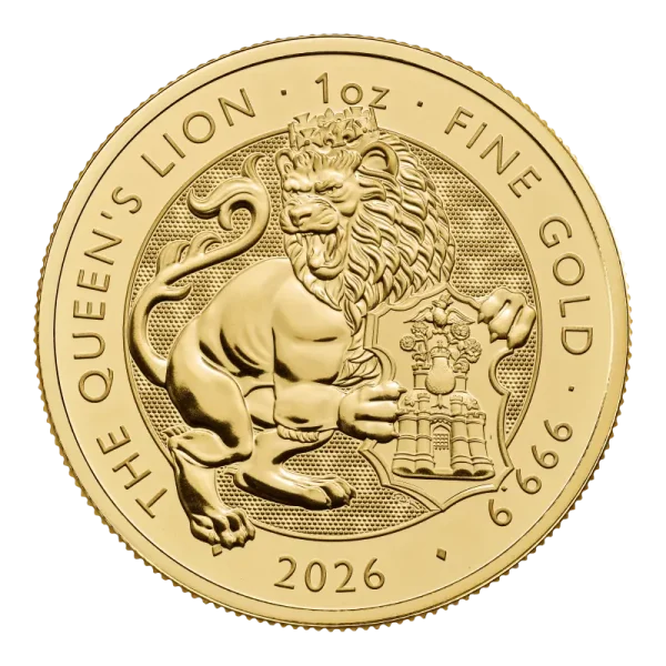 1 oz Tudor Beasts Queens Lion Gold Coin | 2026