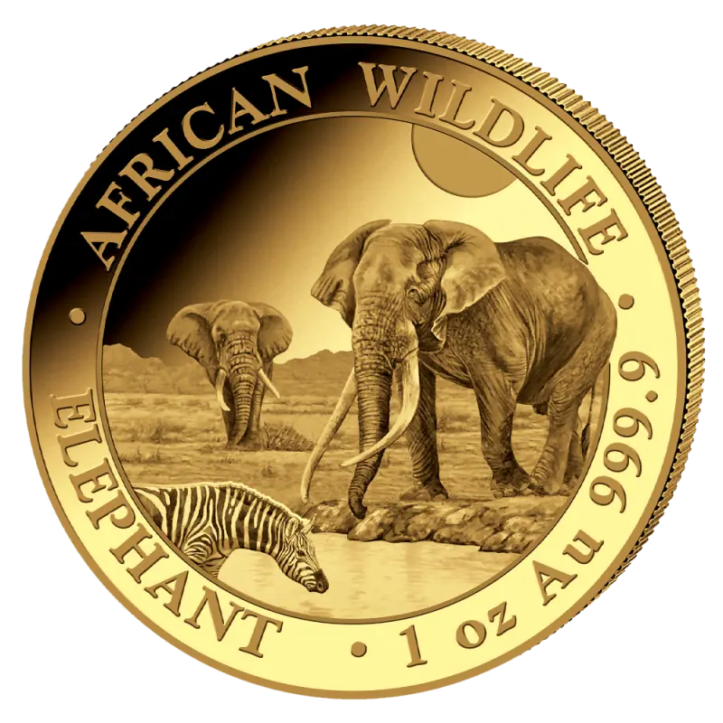 1 oz Somalia Elephant Gold Coin | 2026