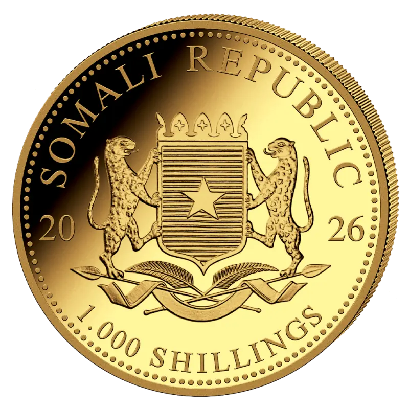 1 oz Somalia Elephant Gold Coin | 2026