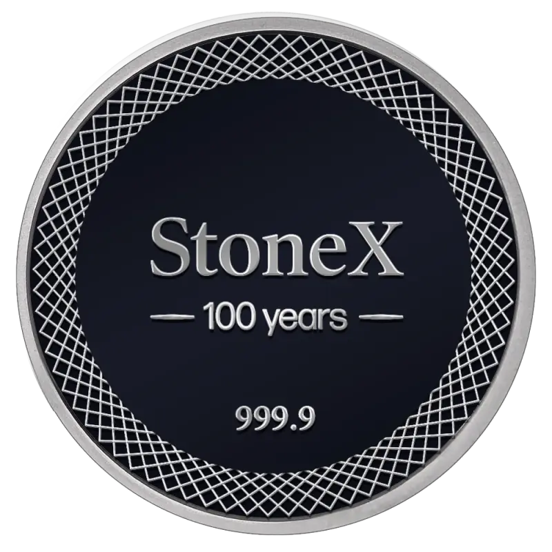 1 oz StoneX 100 Year Silver Round