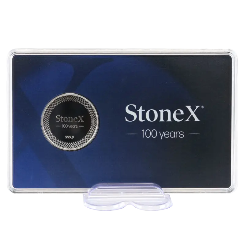 1 oz StoneX 100 Year Silver Round
