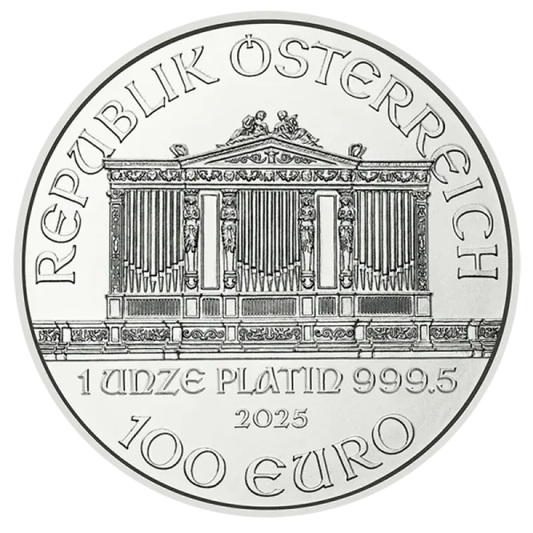 1 oz Vienna Philharmonic Platinum Coin | 2025