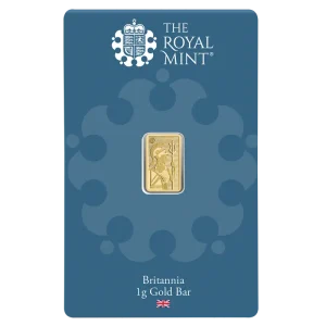 1g Britannia Gold Bar | Royal Mint