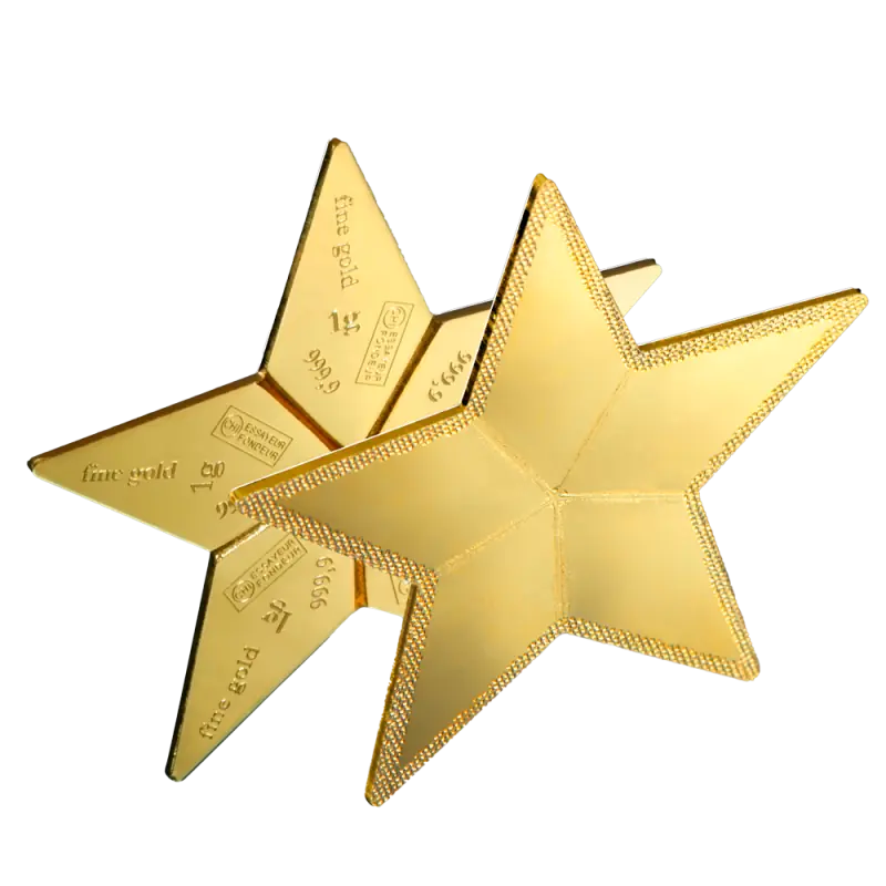 5 x 1g CombiBar Star | Gold | Valcambi | Booklet