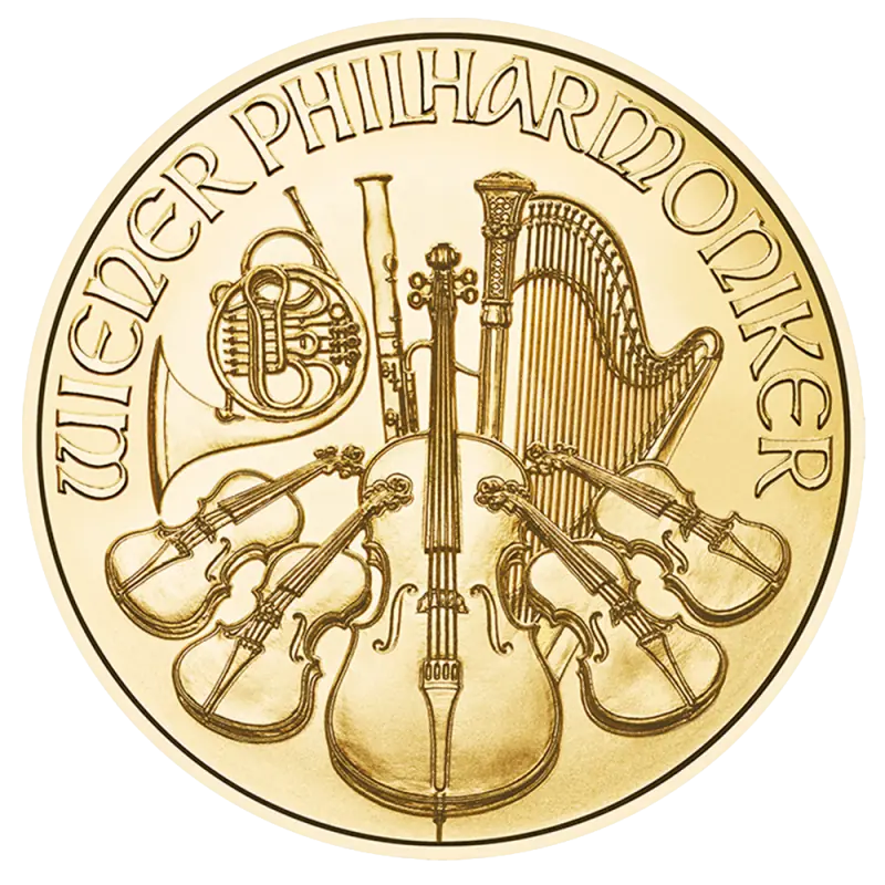 1/2 oz Vienna Philharmonic Gold Coin | 2025