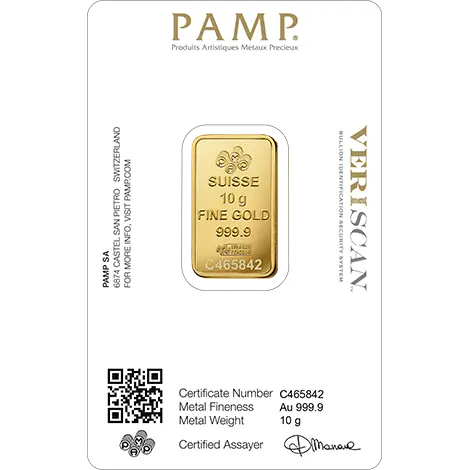 10g Gold Bar | PAMP Fortuna