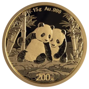 15g China Panda Gold Coin | 2026