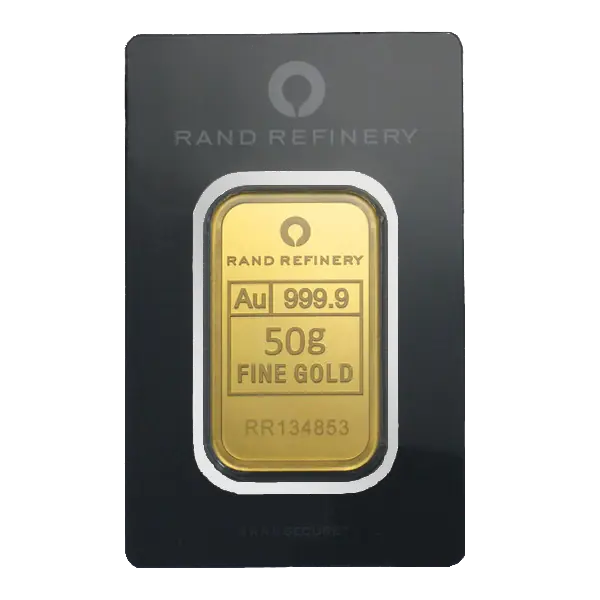 50g Gold Bar | Loxodonta Africana | Rand Refinery