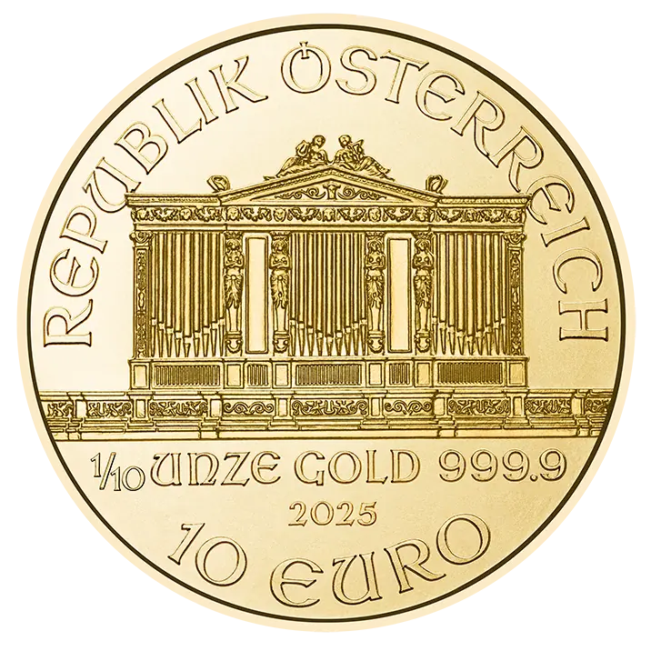 1/10 oz Vienna Philharmonic Gold Coin | 2026