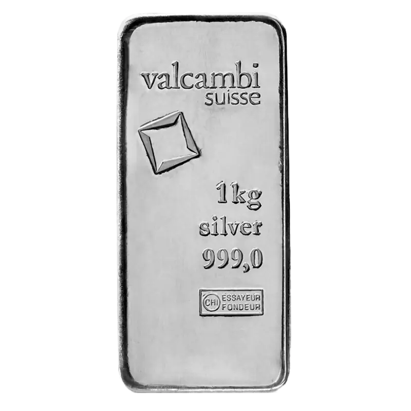 1 Kilo Silver Bar | Valcambi