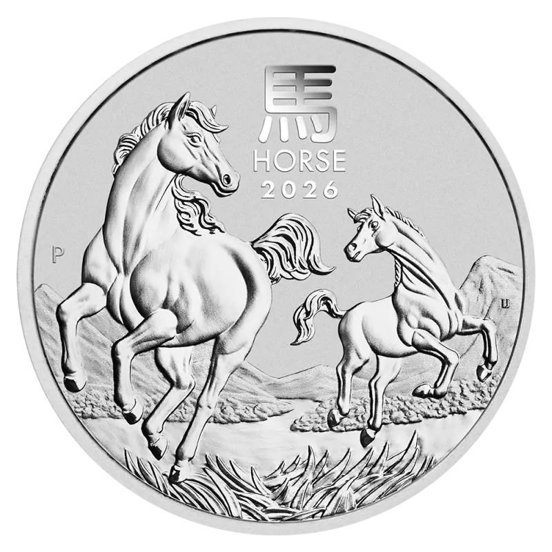 2 oz Lunar III Horse Silver Coin | 2026