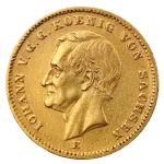 20 Mark King Johann Saxony | Gold | 1872-1873