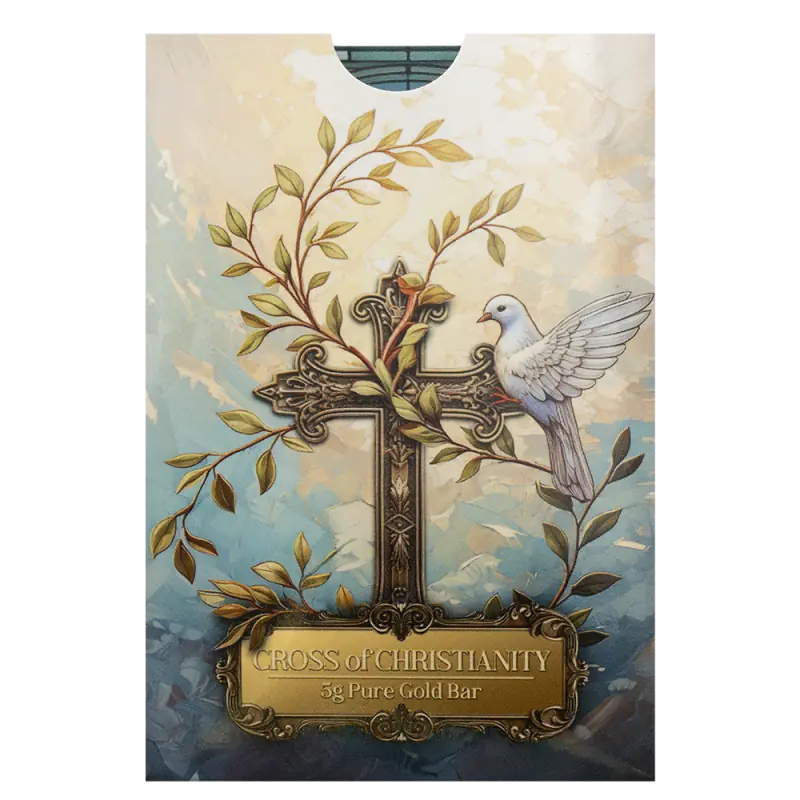 5g Gold Bar | PAMP Suisse Cross of Christianity