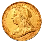 Queen Victoria Old Head Gold Sovereign | 1893-1901