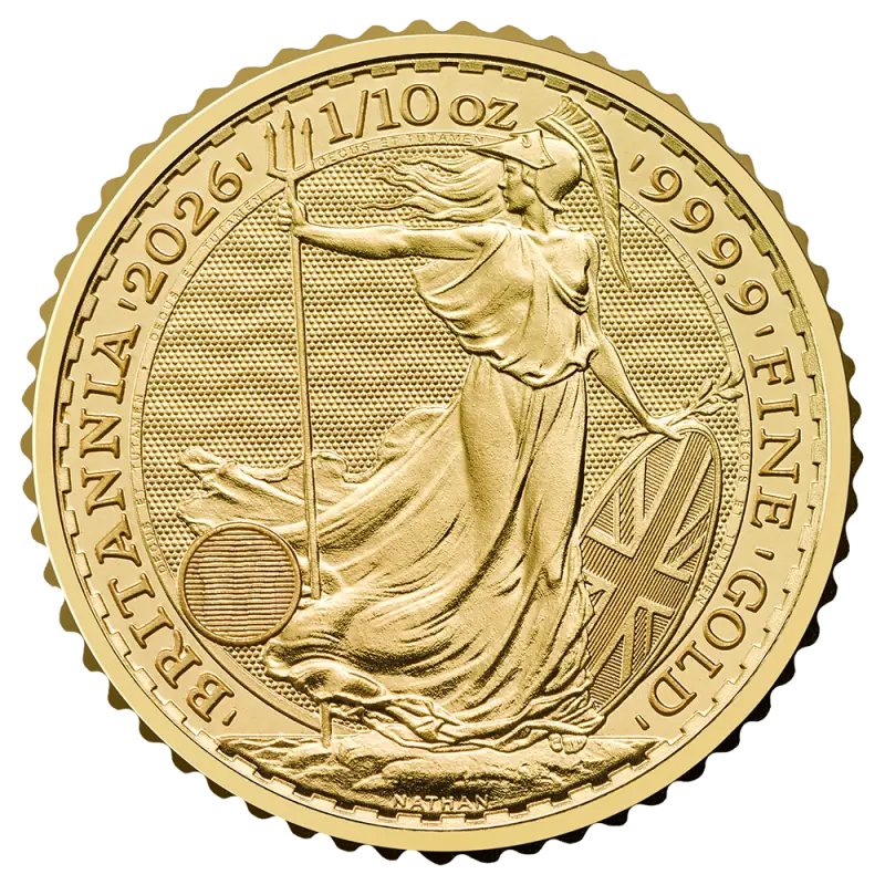 1/10 oz Britannia Charles III Gold Coin | 2026