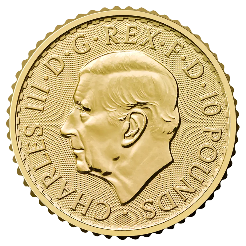 1/10 oz Britannia Charles III Gold Coin | 2026