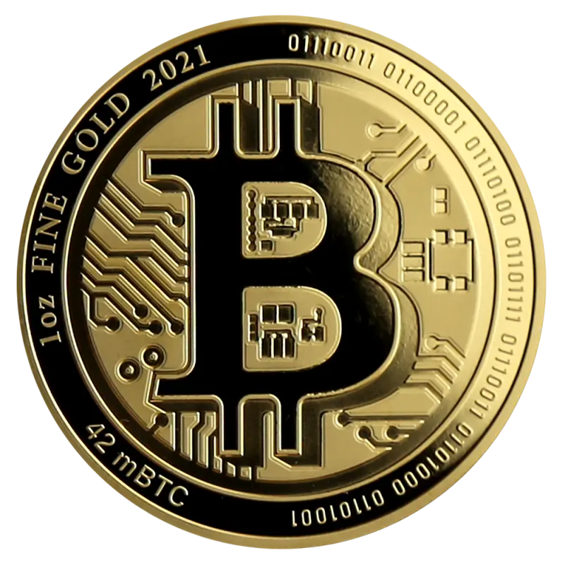 1 oz Gold Bitcoin (2021)