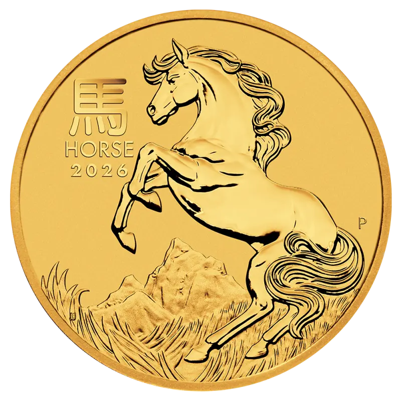 10 oz Lunar III Horse Gold Coin | 2026