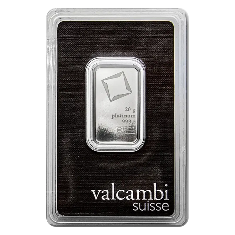 20g Platinum Bar | Valcambi