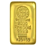 250g Gold Bar | Argor-Heraeus | Casted