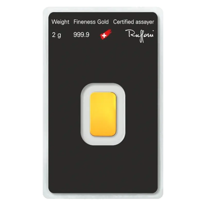 2g Gold Bar | Argor-Heraeus