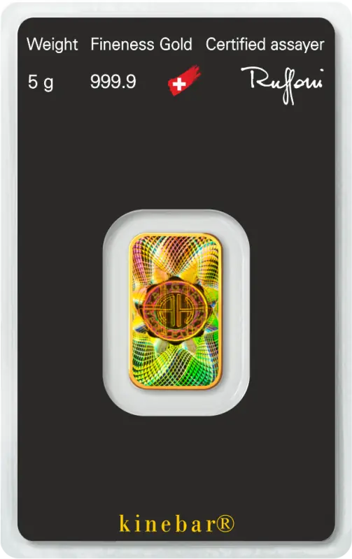 5g Gold Bar | Argor-Heraeus | Kinebar