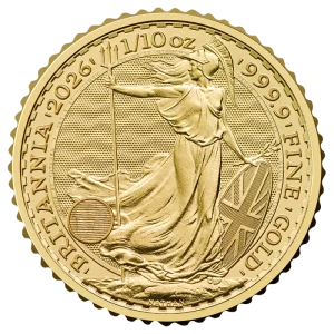1/10 oz Britannia Charles III Gold Coin | 2026