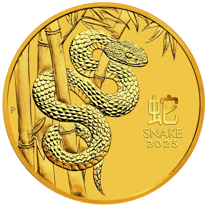 1/10 oz Lunar III Snake Gold Coin | 2025