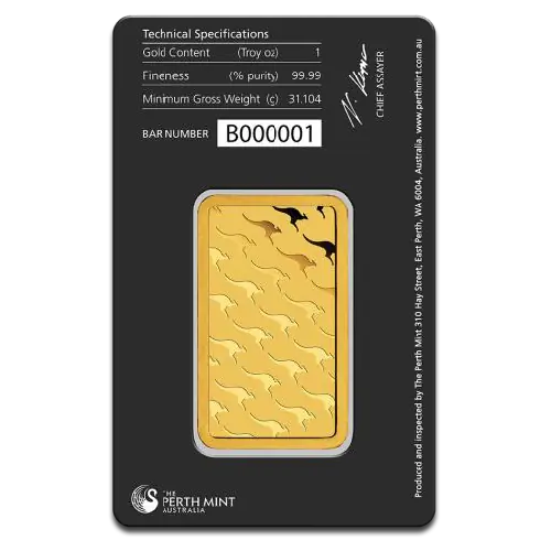 1 oz Gold Bar | Perth Mint
