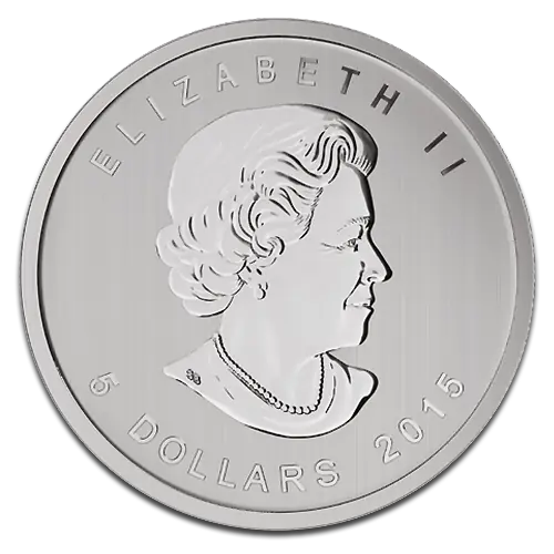 1 oz Red-Tailed Hawk Birds of Prey Silver Coin | 2015