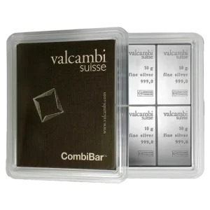 10 x 10g CombiBar® | Silver | Valcambi