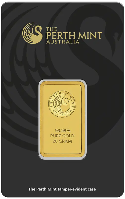 20g Gold Bar | Perth Mint | with Certificate